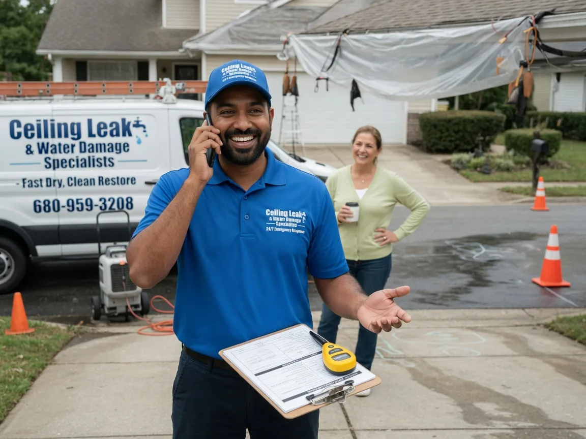 Ceiling Leak Cleanup Germantown, WI FAQs